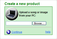Upload a Song or Image