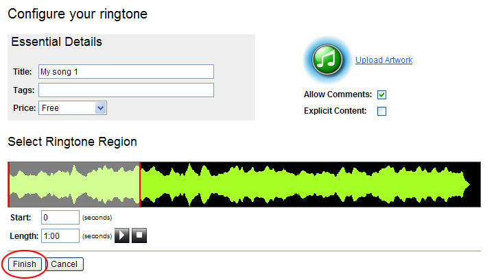 Configure Your Ringtone